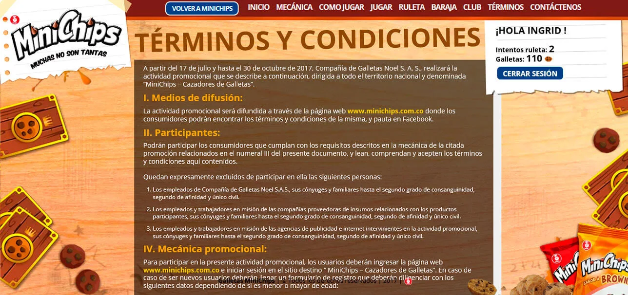 Cazadores de galletas – MiniChips
