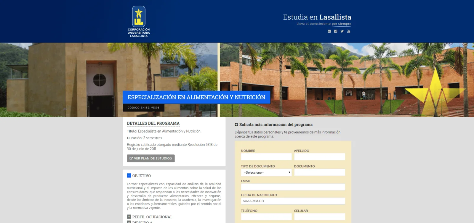 Matrículas Lasallista