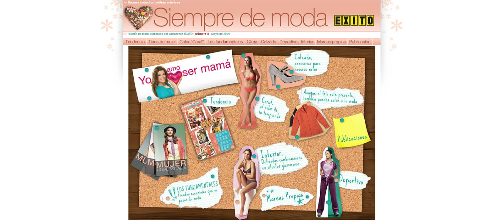 Micrositio Éxito Madres