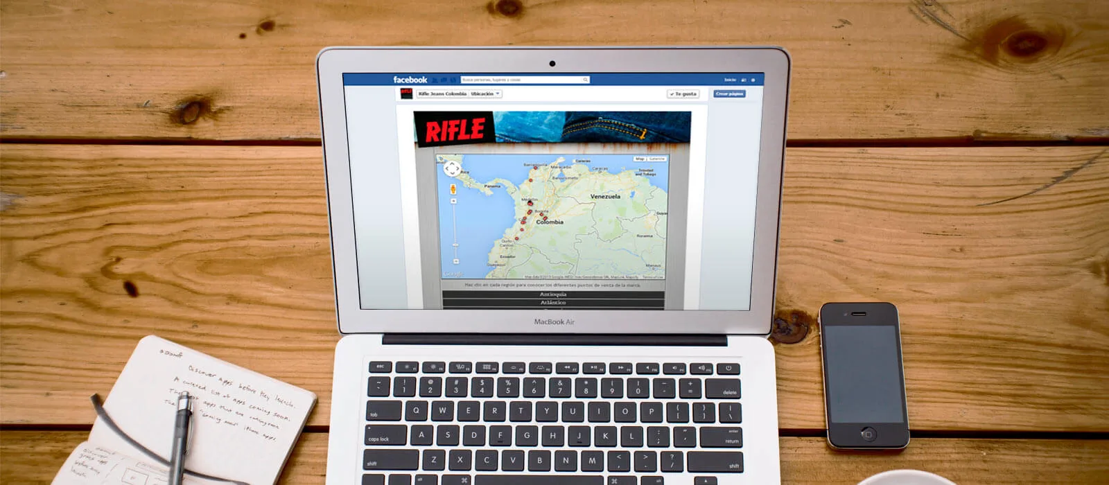 Redes Sociales Rifle Jeans